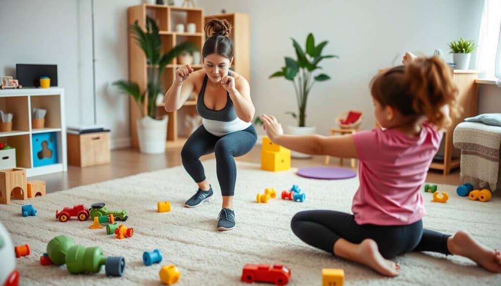 Fitnessübungen für beschäftigte Mütter Fitnessübungen für beschäftigte Mütter
