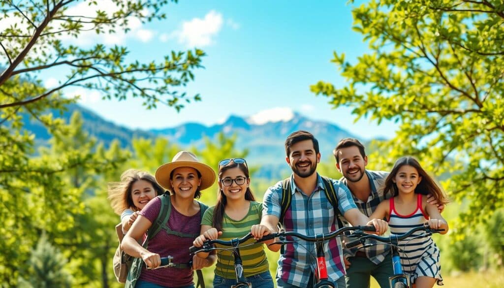 Familienurlaub mit Outdoor-Aktivitäten Familienurlaub mit Outdoor-Aktivitäten
