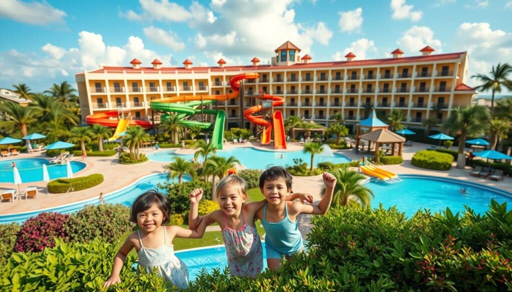 Kinderfreundliche Hotels mit Wasserrutschen