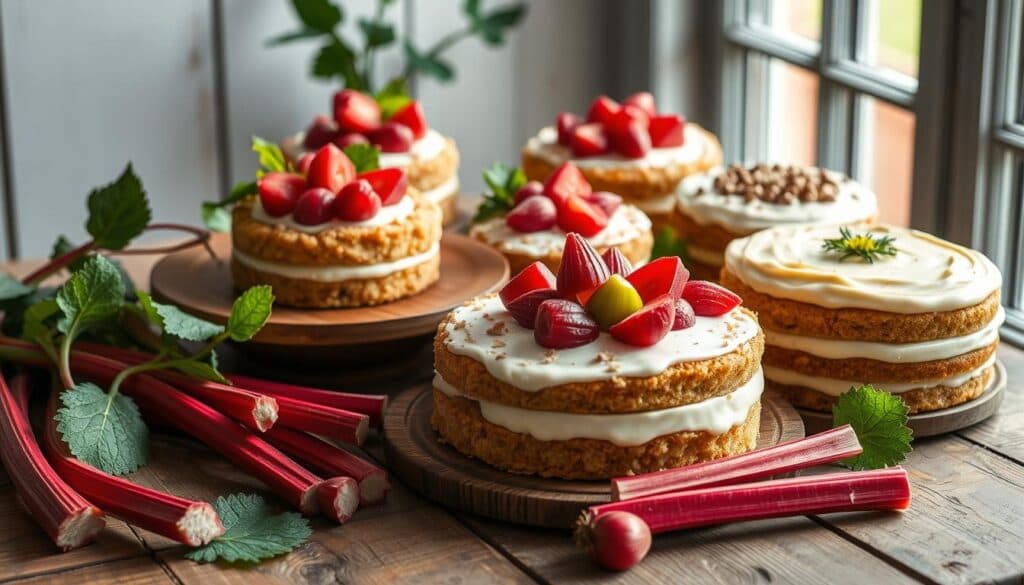 Rhabarberkuchen Variationen Rhabarberkuchen Variationen