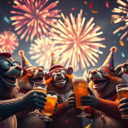 Silvester Sprüche lustig 2024