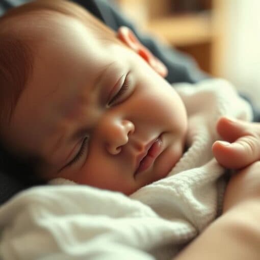 Baby schläft nur auf dem Arm