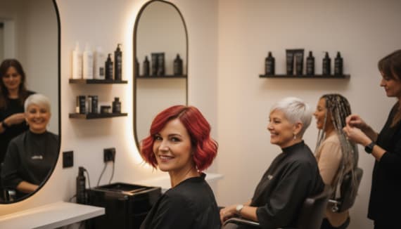 Jünger machen peppige Frisuren für Frauen ab 50