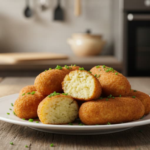 Kroketten aus Kartoffelbrei