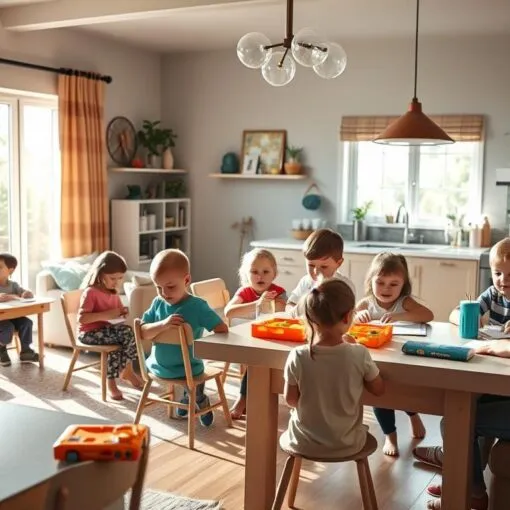 Familienalltag mit Kindern