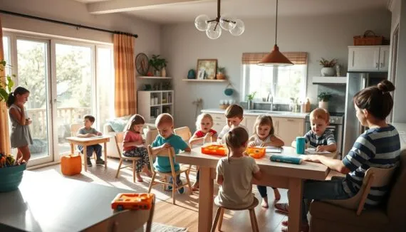 Familienalltag mit Kindern