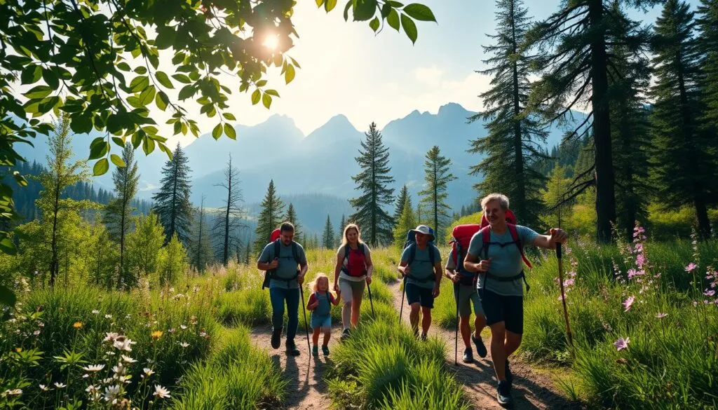 Familienausflug - Wandern Familienausflug - Wandern