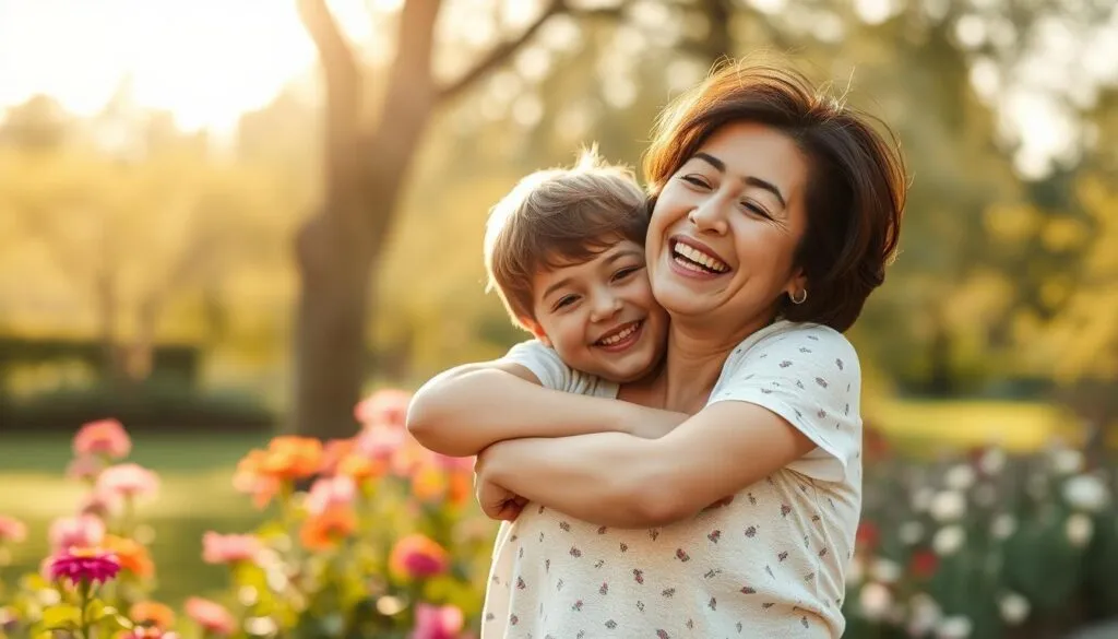 Mutter-Sohn-Zitat Social Media