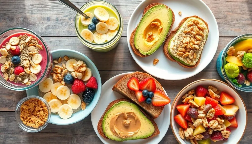 Vegane Frühstücksideen mit Nüssen und Samen