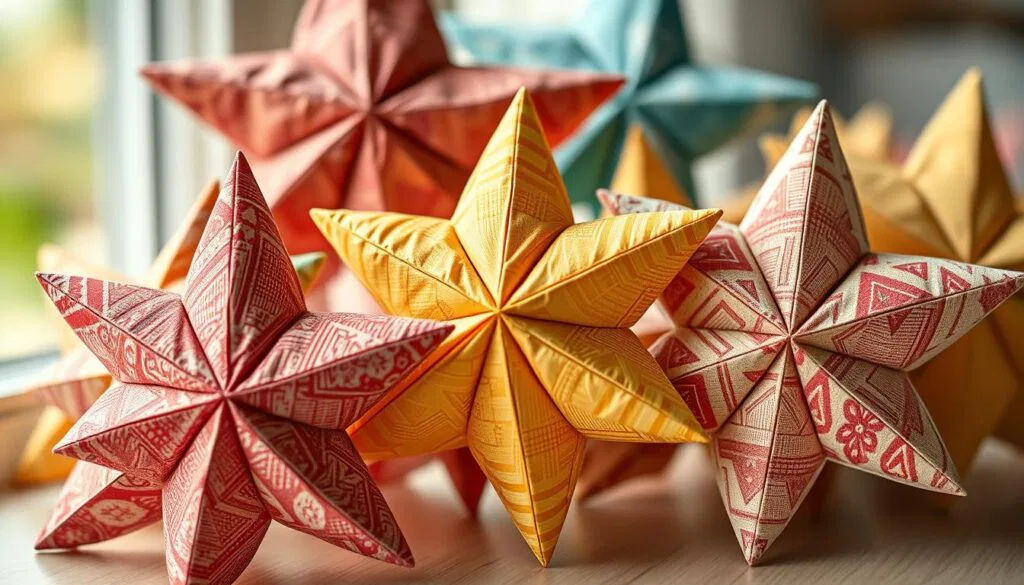 Brottütensterne mit Dreiecken