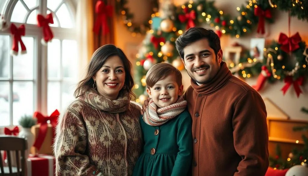 Festliche Familienmode für Weihnachten Festliche Familienmode für Weihnachten