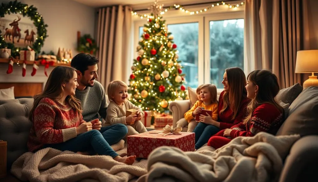 Fotoshooting für Familien zu Weihnachten