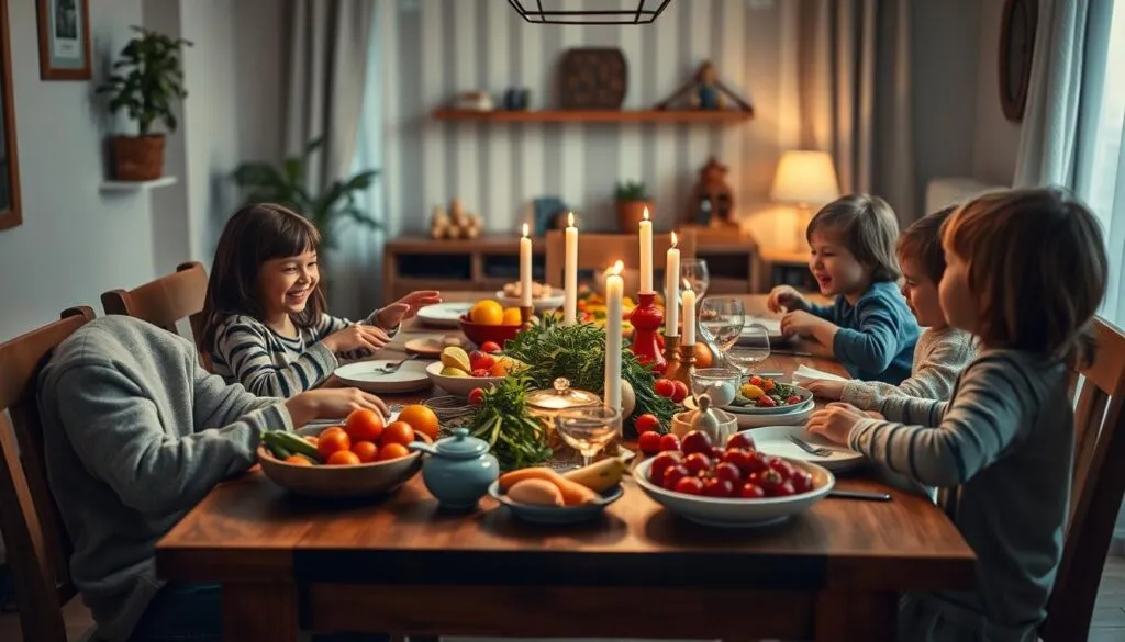 Gemeinsames Familienessen