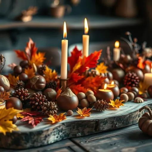 Kastanien basteln ohne bohren