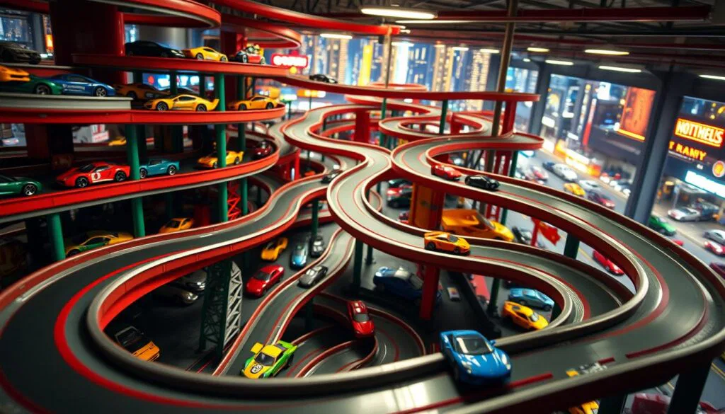 Mehrstöckige Garage von Hot Wheels