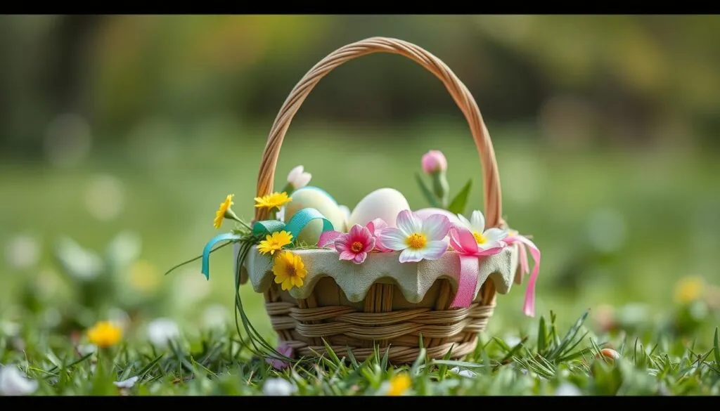 Osterkörbchen aus Eierkartons Osterkörbchen aus Eierkartons