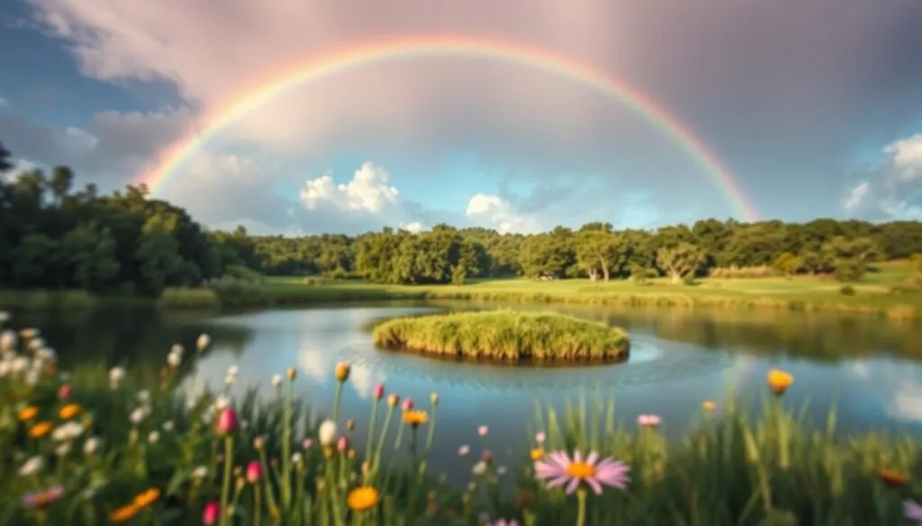 Regenbogen Taufspruch