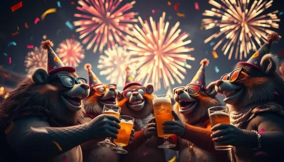 Silvester Sprüche lustig 2024