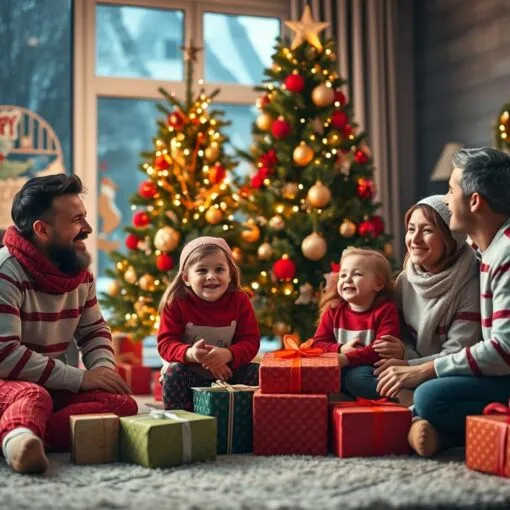 Weihnachtsshooting Familie
