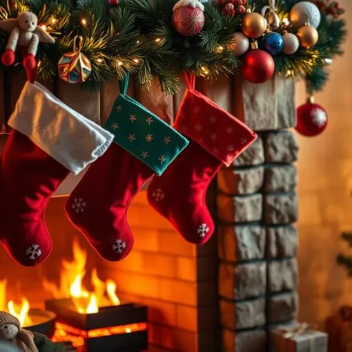 Weihnachtssocken Familie