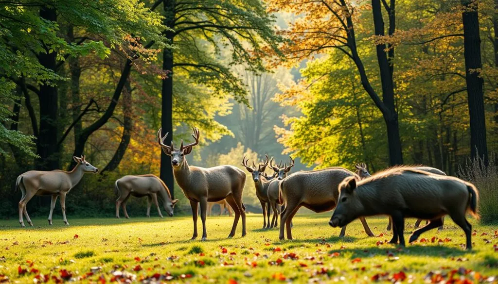 Wildtiere im Wildpark Schwarze Berge