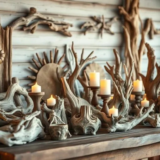 basteln mit Treibholz