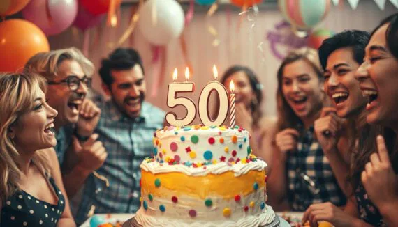 freche Sprüche zum 50. Geburtstag