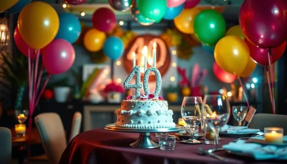 moderne Sprüche zum 40. Geburtstag