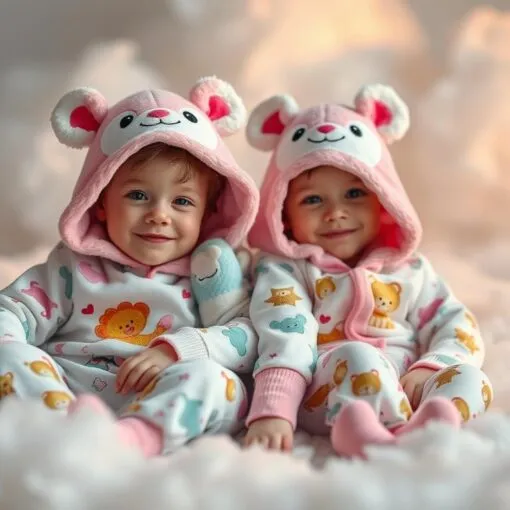 Frottee Schlafanzug Kinder