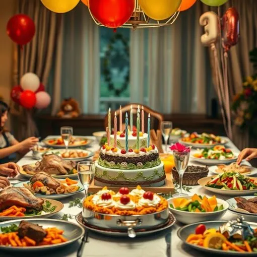 Geburtstagsessen Familie