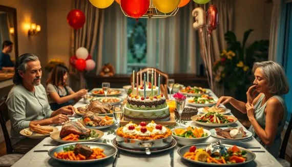 Geburtstagsessen Familie