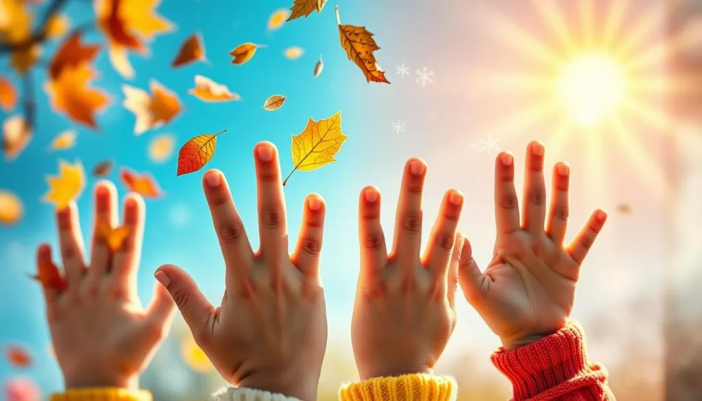 Jahreszeitliche Fingerspiele