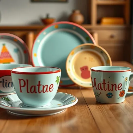 Kindergeschirr mit Namen