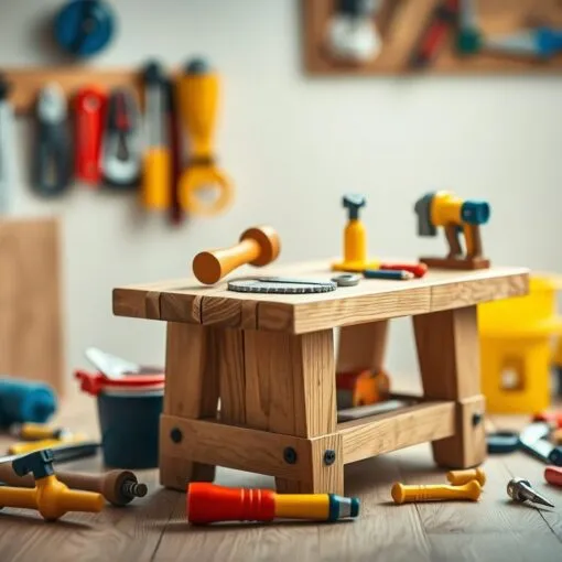 Werkbank Kinder Holz