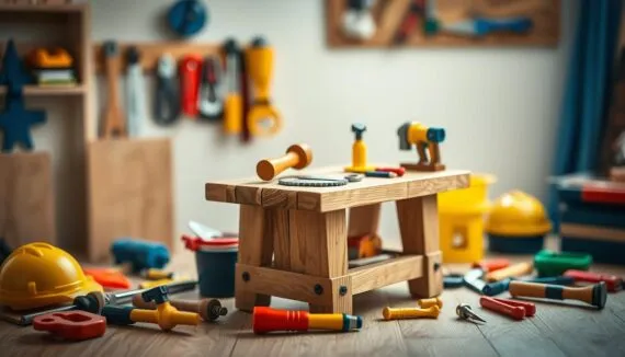 Werkbank Kinder Holz