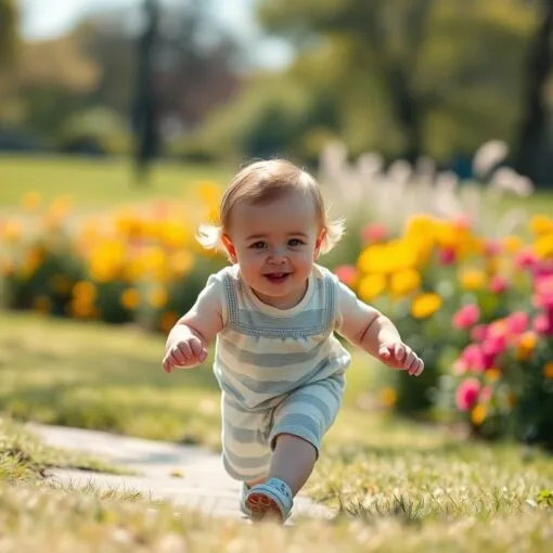 ab wann laufen Kinder