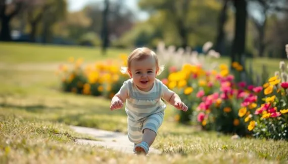 ab wann laufen Kinder