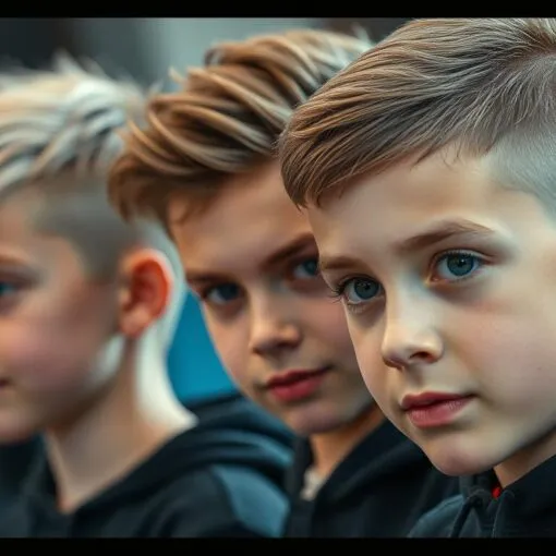 coole Frisuren für Jungs ab 10