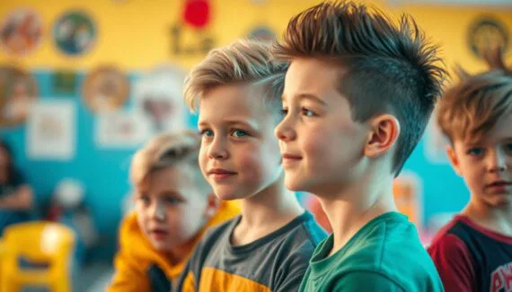 coole Frisuren für kleine Jungs