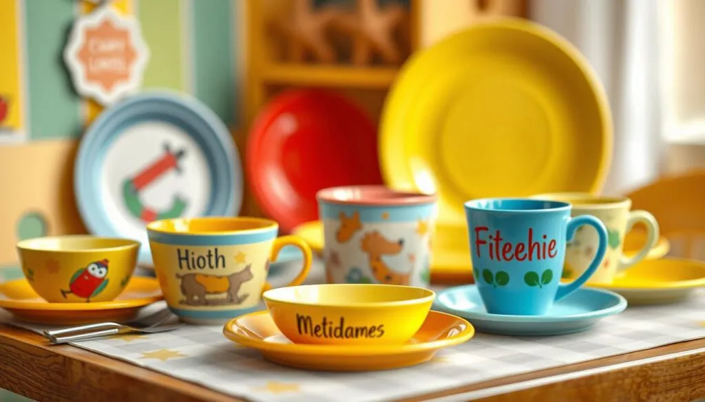 personalisiertes Kindergeschirr
