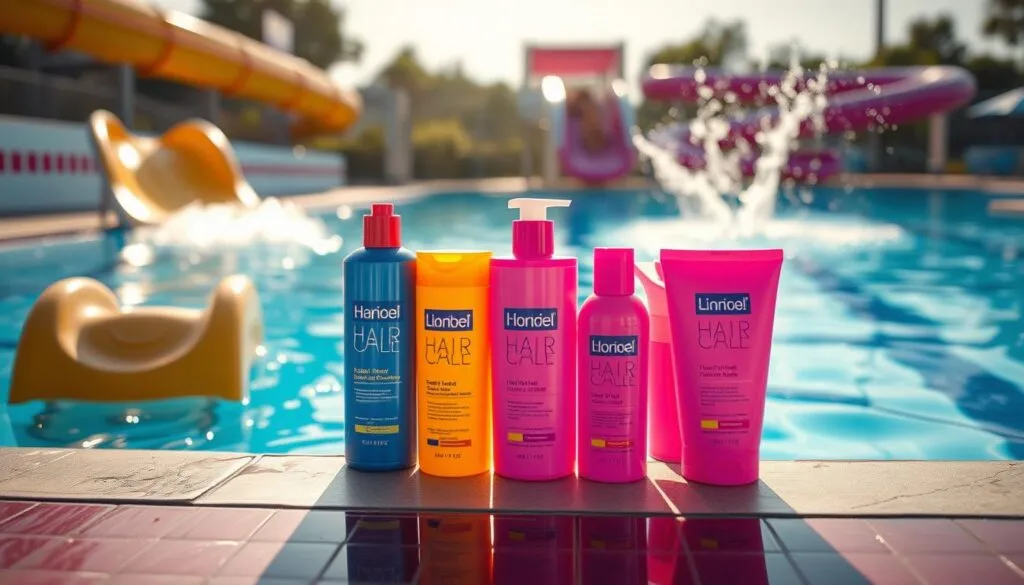 Haarpflege Schwimmbad