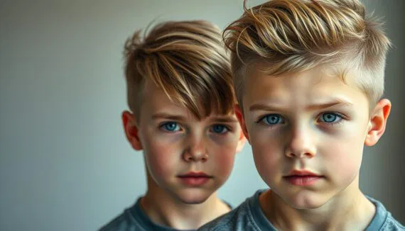 Jungs Frisuren nach vorne