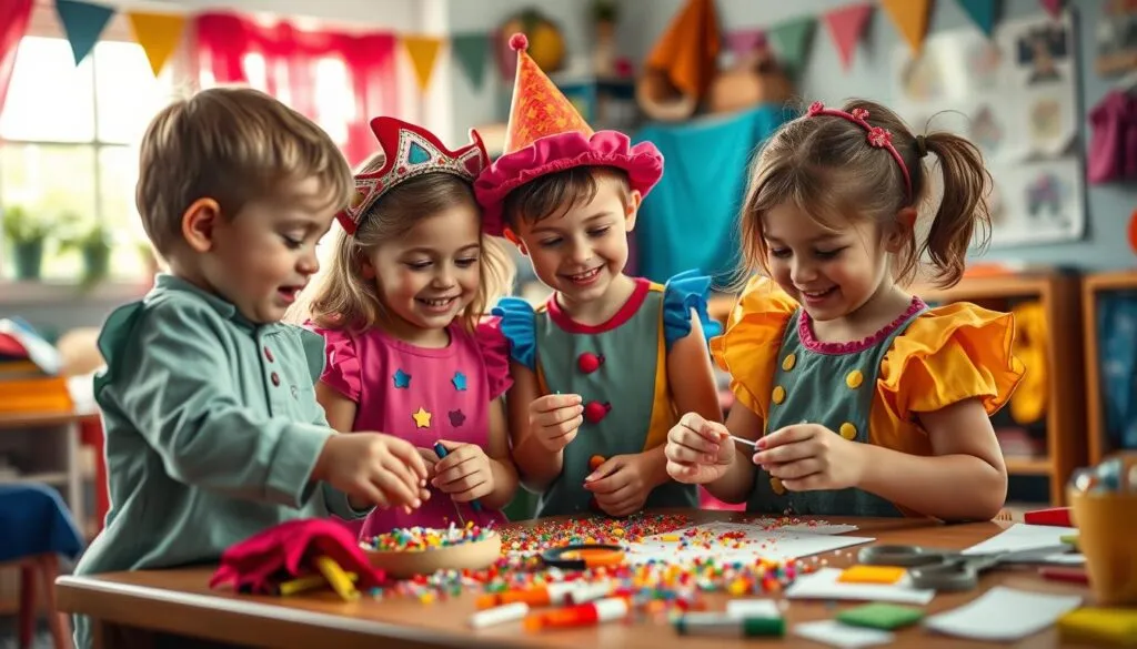 Kinder basteln Karnevalskostüme Kinder basteln Karnevalskostüme