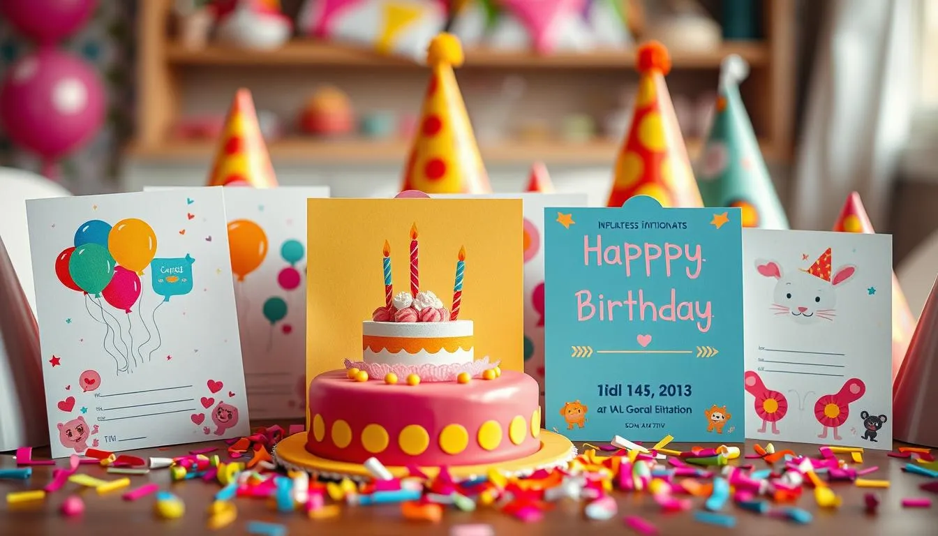 Kindergeburtstag Karte schreiben