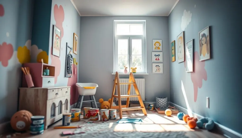 Kinderzimmer Streichen