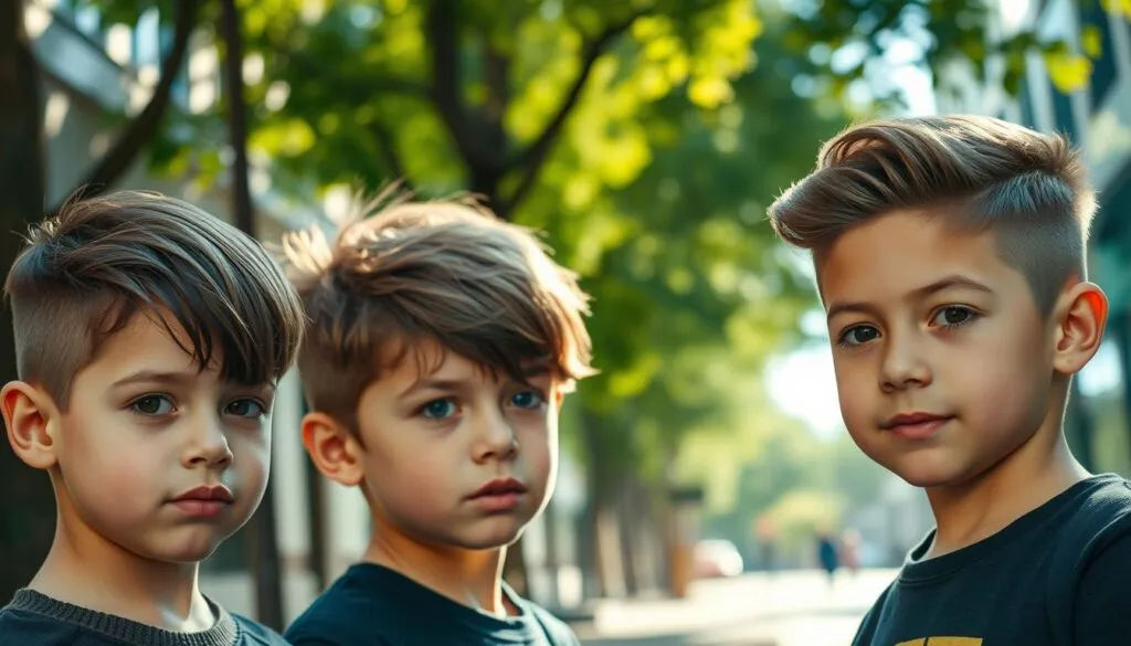 Moderne Jungs-Frisuren Moderne Jungs-Frisuren