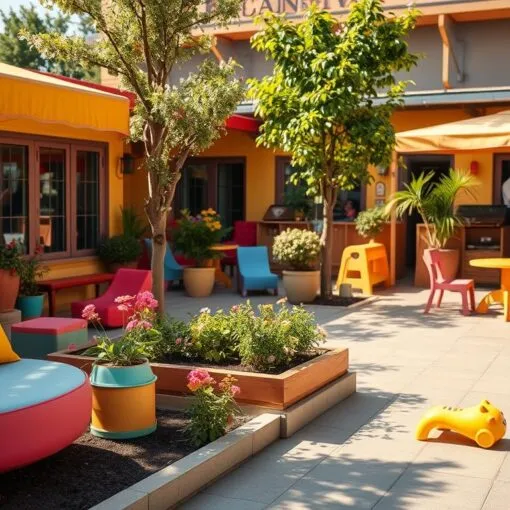 Terrasse kinderfreundlich anlegen