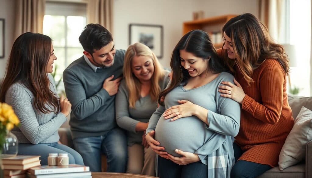 Unterstützung von Freunden und Familie Unterstützung von Freunden und Familie