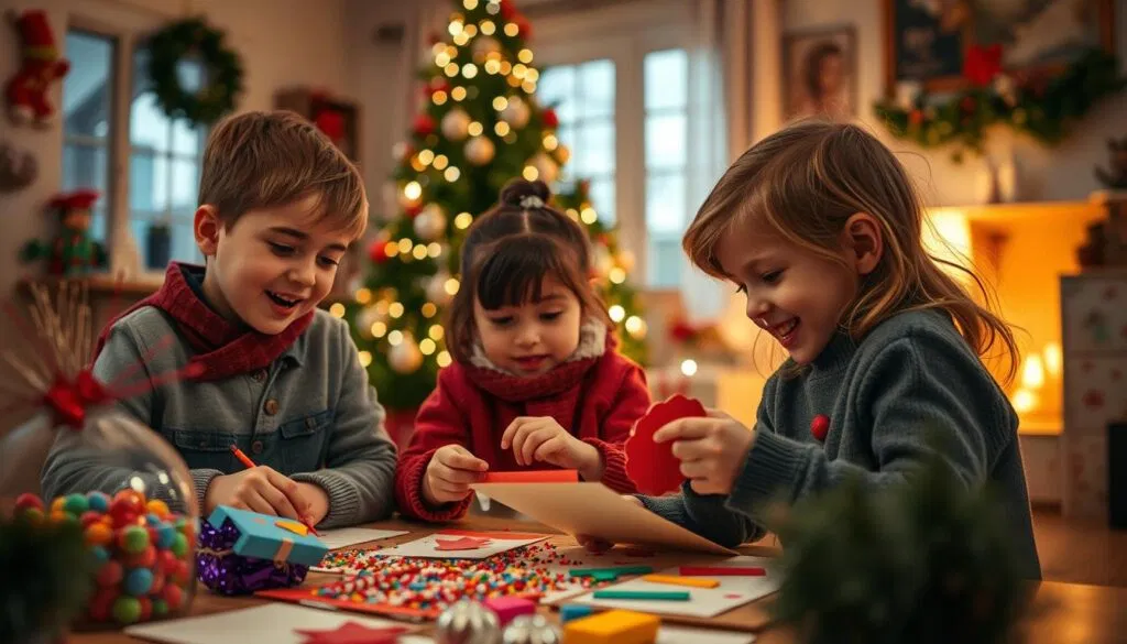 Weihnachtsbasteln mit Kindern