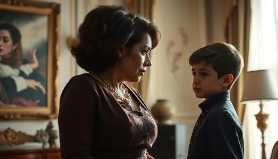 dominante Mutter Auswirkungen Sohn